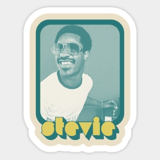 Stevie Wonder /// Retro Aesthetic Fan Design Sticker